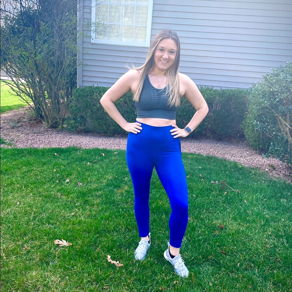NWT Royal blue pocket leggings